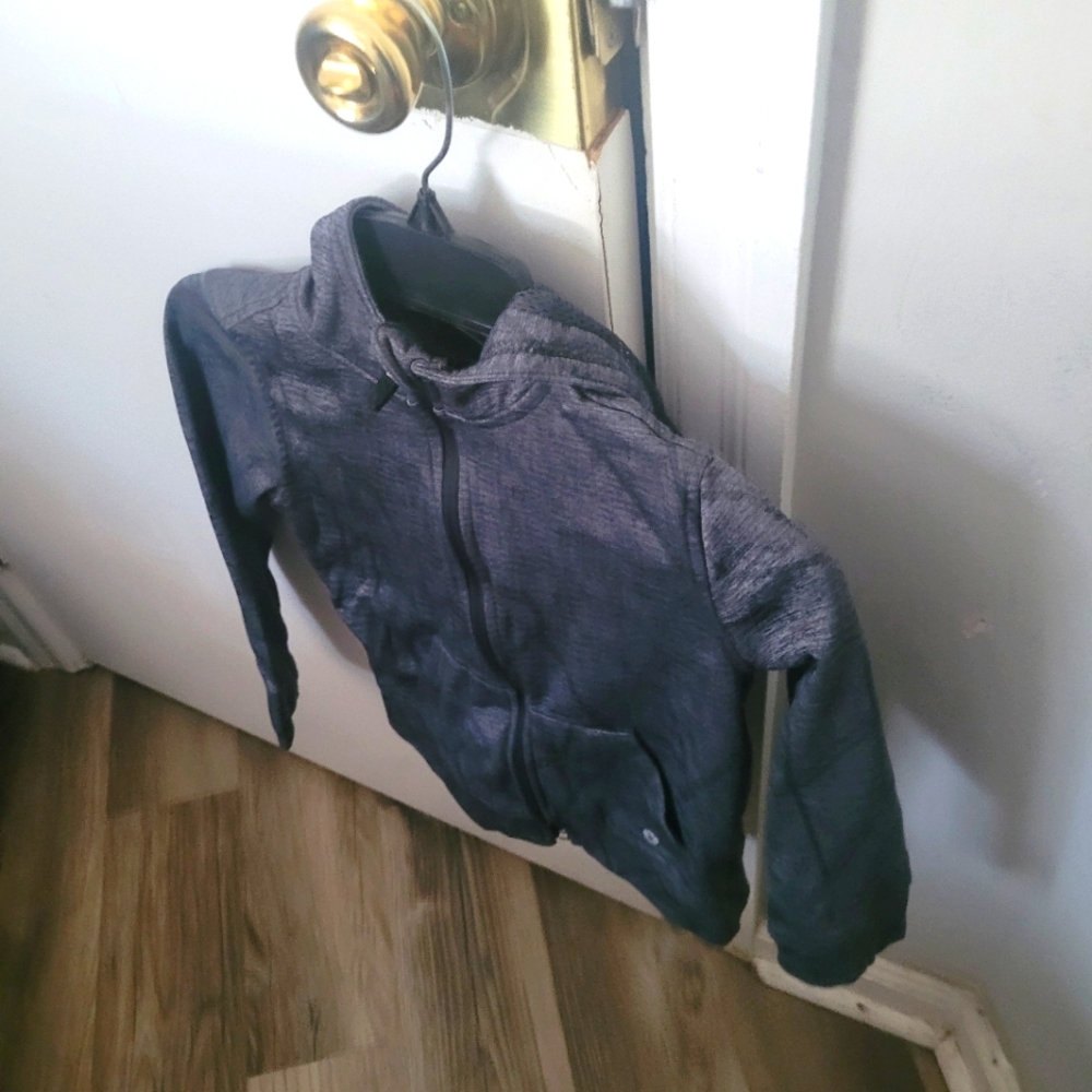 Gray Zip-Up Hoodie